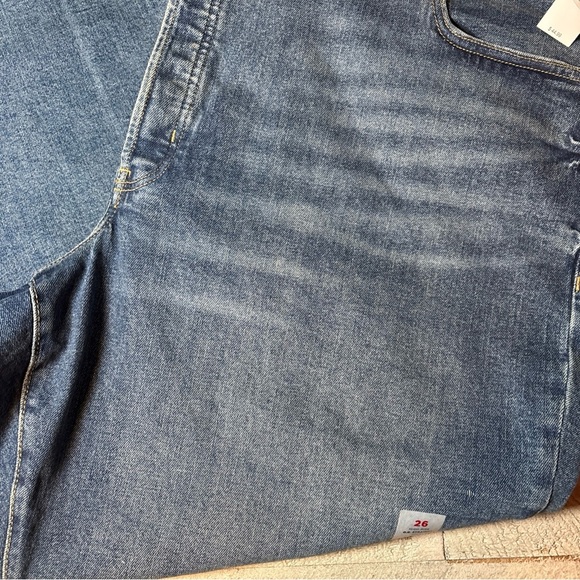 Old Navy Jeans Button-Fly High-Waisted O.G. Straight Cut-Off Size 26 - Picture 4 of 16